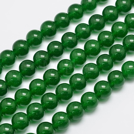 Natural & Dyed Malaysia Jade Bead Strands X-G-A146-10mm-A06-1
