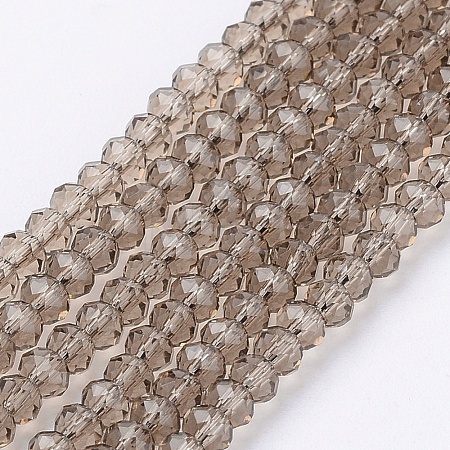 Transparent Glass Beads Strands GLAA-R135-2mm-15-1