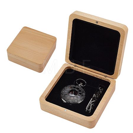 Wood Badge Packing Magnetic Boxes CON-WH0043-307-1