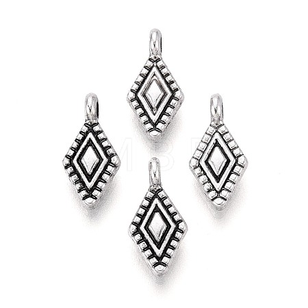 Tibetan Style Alloy Pendants TIBE-N015-02AS-1