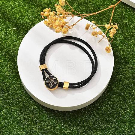 Constellation Nylon Cords Multi-strand Bracelets BJEW-U016-01A-08-1