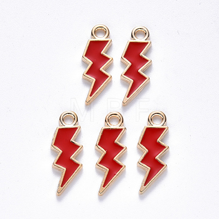 Alloy Enamel Pendants ENAM-N054-025D-1