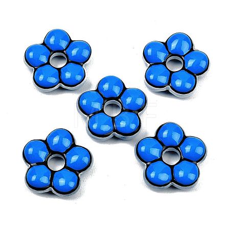 Handmade Glass Enamel Beads GLAA-K070-06A-1