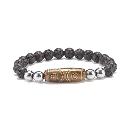 Mala Beads Bracelet BJEW-JB07890-01-1