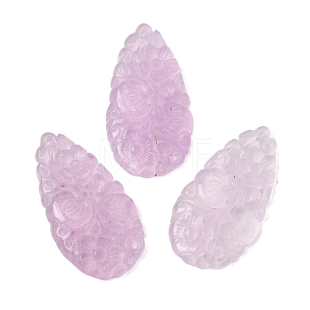 Natural Quartz Carved Pendants G-Z162-01-1