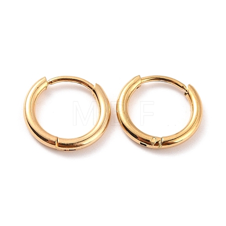 PVD Vacuum Plating 304 Stainless Steel Huggie Hoop Earrings for Women EJEW-F280-07A-G-1