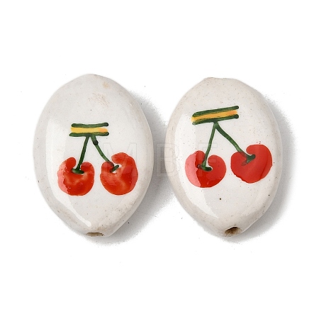 Handmade Porcelain Beads PORC-K012-08B-1