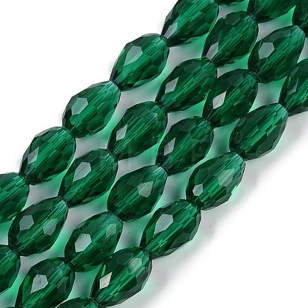 Transparent Glass Beads Strands EGLA-N013-T6mm-D24-1