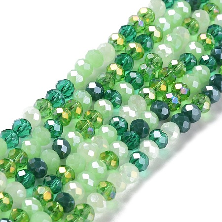 Glass Beads Strands EGLA-A034-M6mm-11-1
