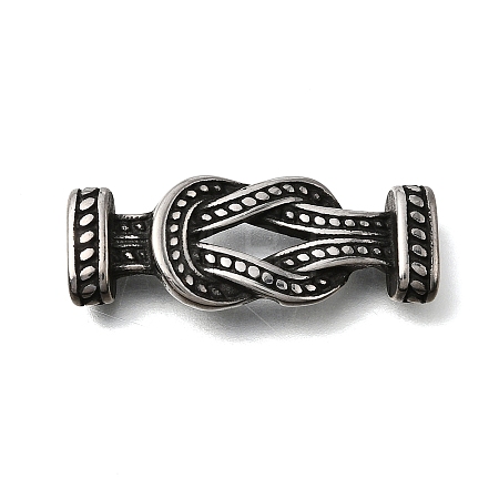Viking Knot 304 Stainless Steel Connector Charms STAS-F356-12AS-03-1