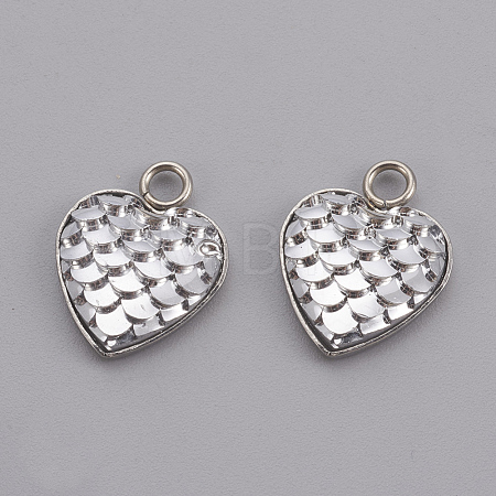 304 Stainless Steel Pendants STAS-F184-B12-1
