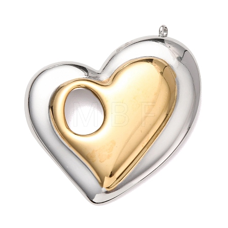304 Stainless Steel Big Pendants STAS-Z192-06GP-1