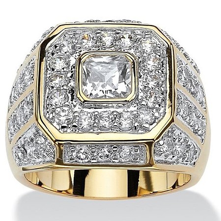 Alloy with Crystal Rhinestone Finger Rings for Men FS-WGD5024-06-1