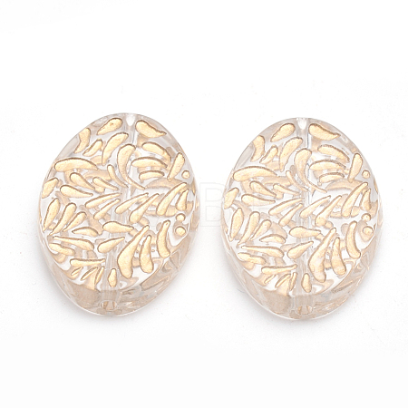 Plating Acrylic Beads X-PACR-S219-01-1