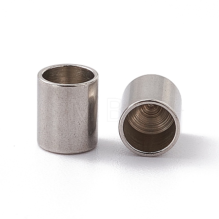 Tarnish Resistant 201 Stainless Steel Cord Ends X-STAS-G288-01B-P-1