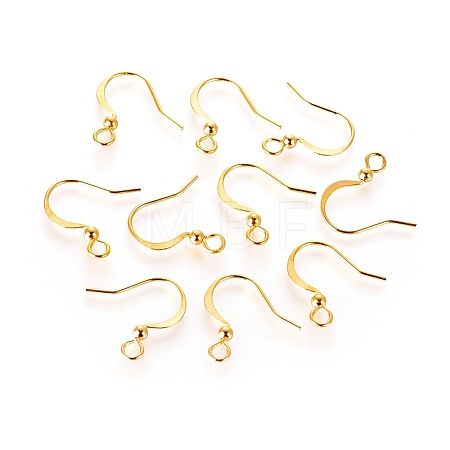 Long-Lasting Plated Brass French Earring Hooks X-KK-K204-137G-NF-1