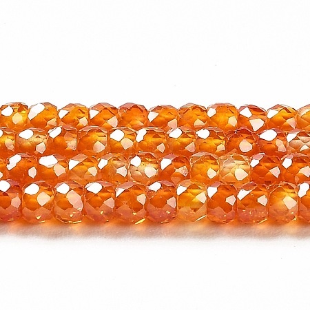Cubic Zirconia Bead Strands ZIRC-G001-01A-1