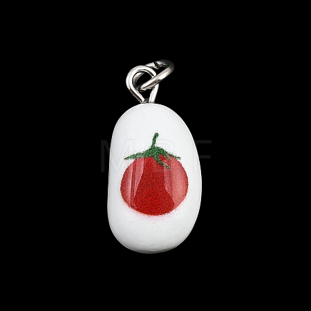 Brass Enamel Pendants KK-CBA10BC-03C-1