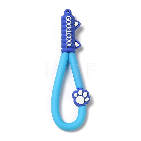 Cat Paw Print PVC Plastic Phone Wristlet Strap Rope KY-Z001-01B-1