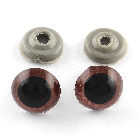 Craft Plastic Doll Eyes Stuffed Toy Eyes X-DIY-R039-30mm-1