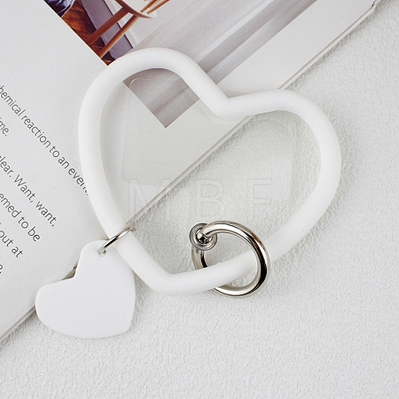 Silicone Heart Loop Phone Lanyard MOBA-PW0001-27J-1