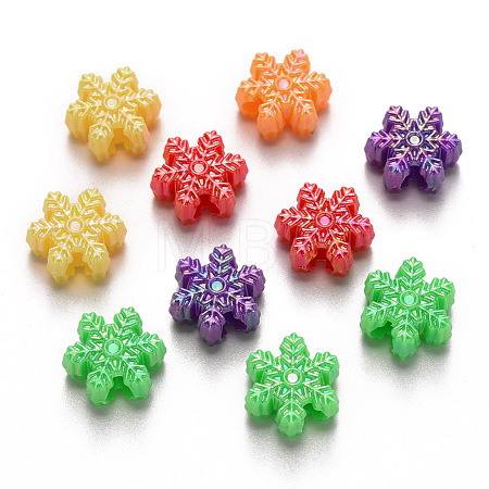 Opaque Acrylic Beads SACR-R250-04A-1