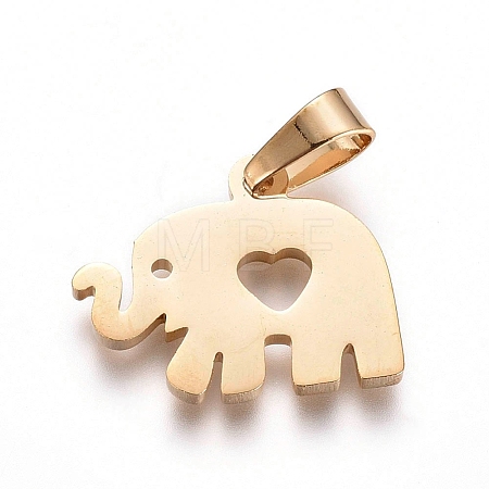 304 Stainless Steel Pendants STAS-I130-10G-1