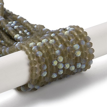 Transparent Glass Beads Strands X1-EGLA-A034-T4mm-MB16-1