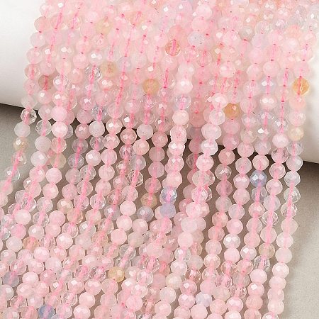 Natural Morganite Beads Strands G-O166-25-3mm-01-1