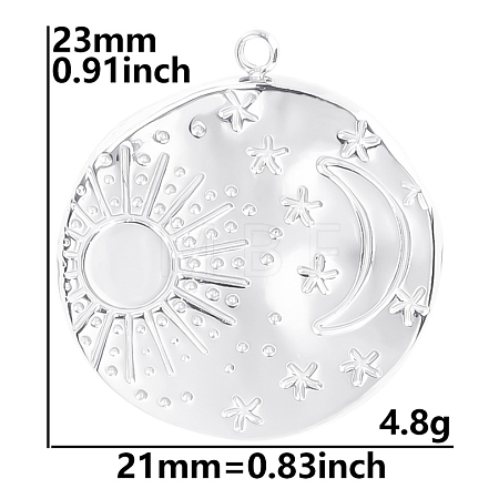 Non-Tarnish Stainless Steel Pendants PW-WGB37C0-01-1