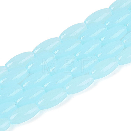 Imitation Jade Glass Beads Strands LS-GLAA-T028-15J-01-1