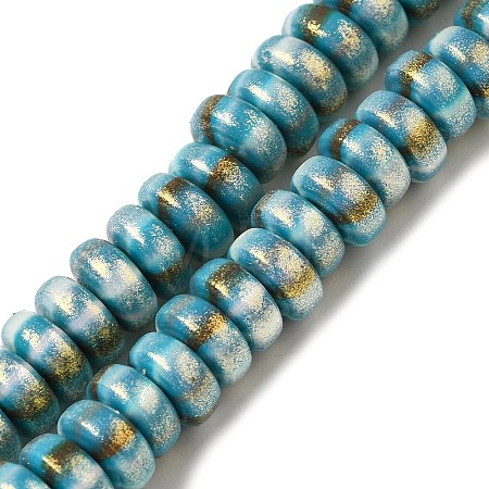 Handmade Polymer Clay Beads Strands CLAY-H006-03K-1