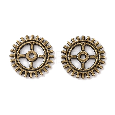 Tibetan Style Alloy Steampunk Pendants TIBEP-5458-AB-LF-1
