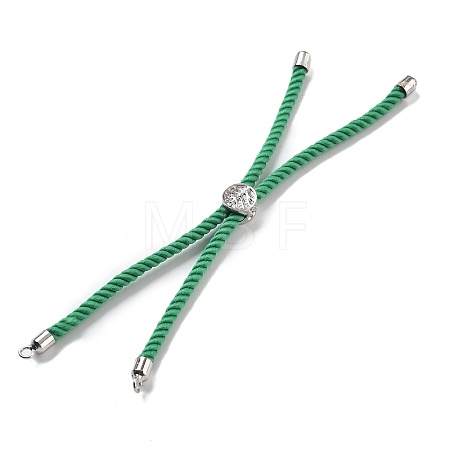 Twisted Nylon Cord Silder Bracelets DIY-B066-03P-16-1