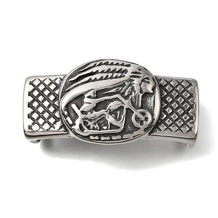 304 Stainless Steel Slide Charms STAS-F356-13AS-03-1