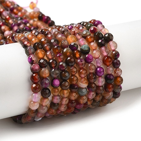 Natural Agate Beads Strands G-H302-A01-06-1