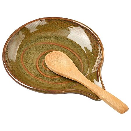Round Ceramic Utensil Rest PR-FZCA307-02-1