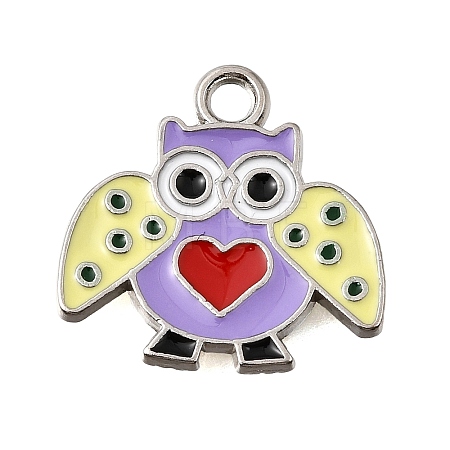 Alloy Enamel Pendants FIND-E049-08C-P-1