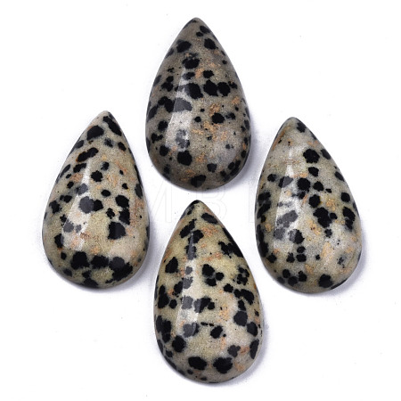 Natural Dalmatian Jasper Cabochons G-N326-72J-1