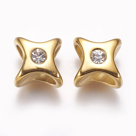 304 Stainless Steel Slide Charms STAS-I097-065G-1