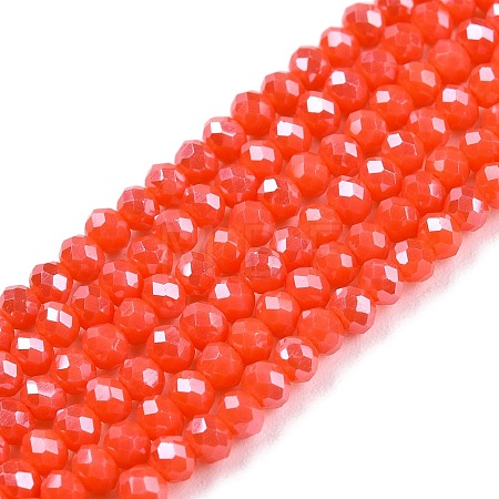 Electroplate Glass Beads Strands EGLA-A044-P2mm-A21-1