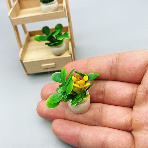 Mini Plastic Artificial Plant Ornaments MIMO-PW0001-192B-1