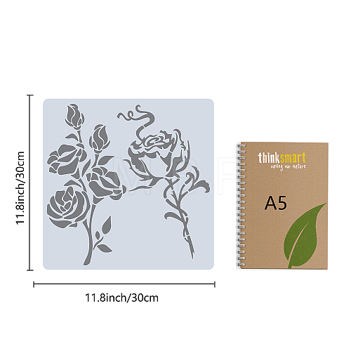 PET Plastic Drawing Painting Stencils Templates DIY-WH0244-181-1