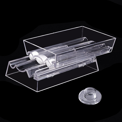 Transparent Acrylic Clay Bead Rolling Tool TACR-WH0022-05-1