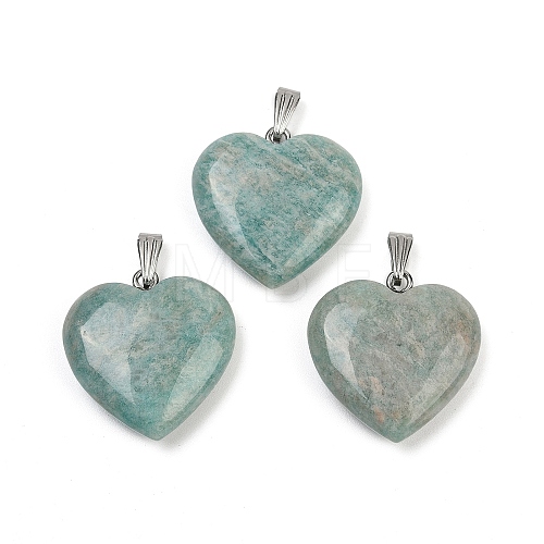 Natural Amazonite Pendants G-G956-B82-1