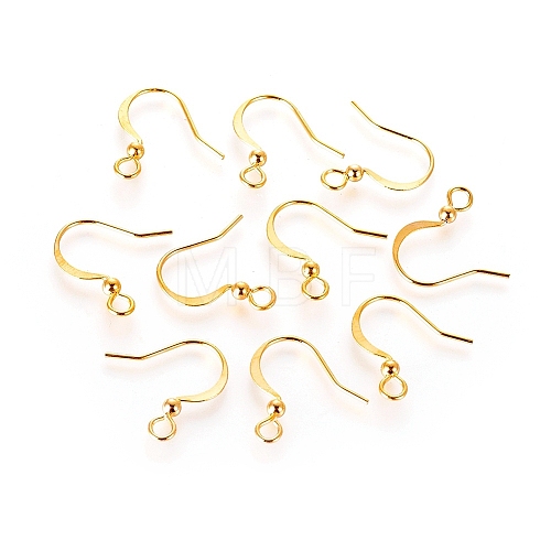 Long-Lasting Plated Brass French Earring Hooks X-KK-K204-137G-NF-1
