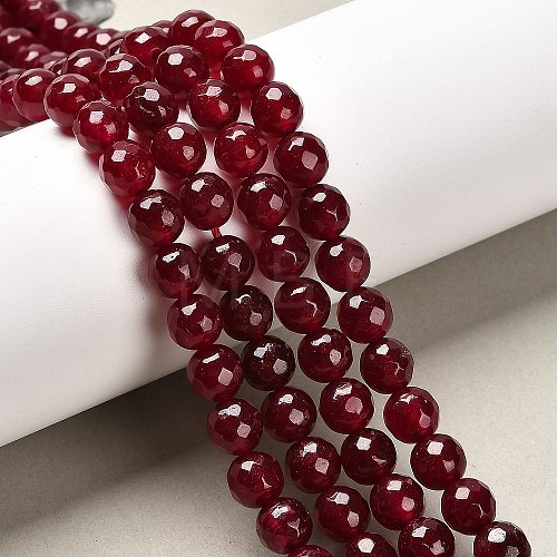 Natural Malaysia Jade Bead Strands G-A147-8mm-A09-1