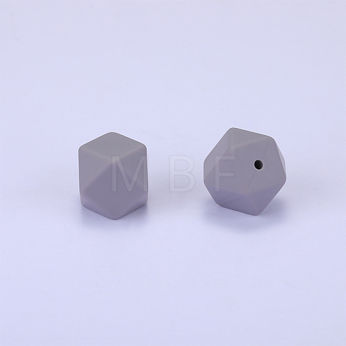 Hexagonal Silicone Beads SI-JX0020A-44-1