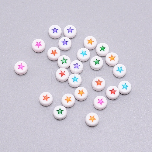 Opaque Acrylic Beads ACRC-TAC0001-01A-1