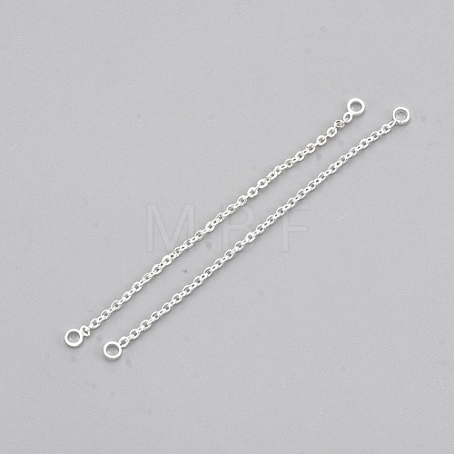 Brass Chain Links connectors KK-T044-03A-S-1